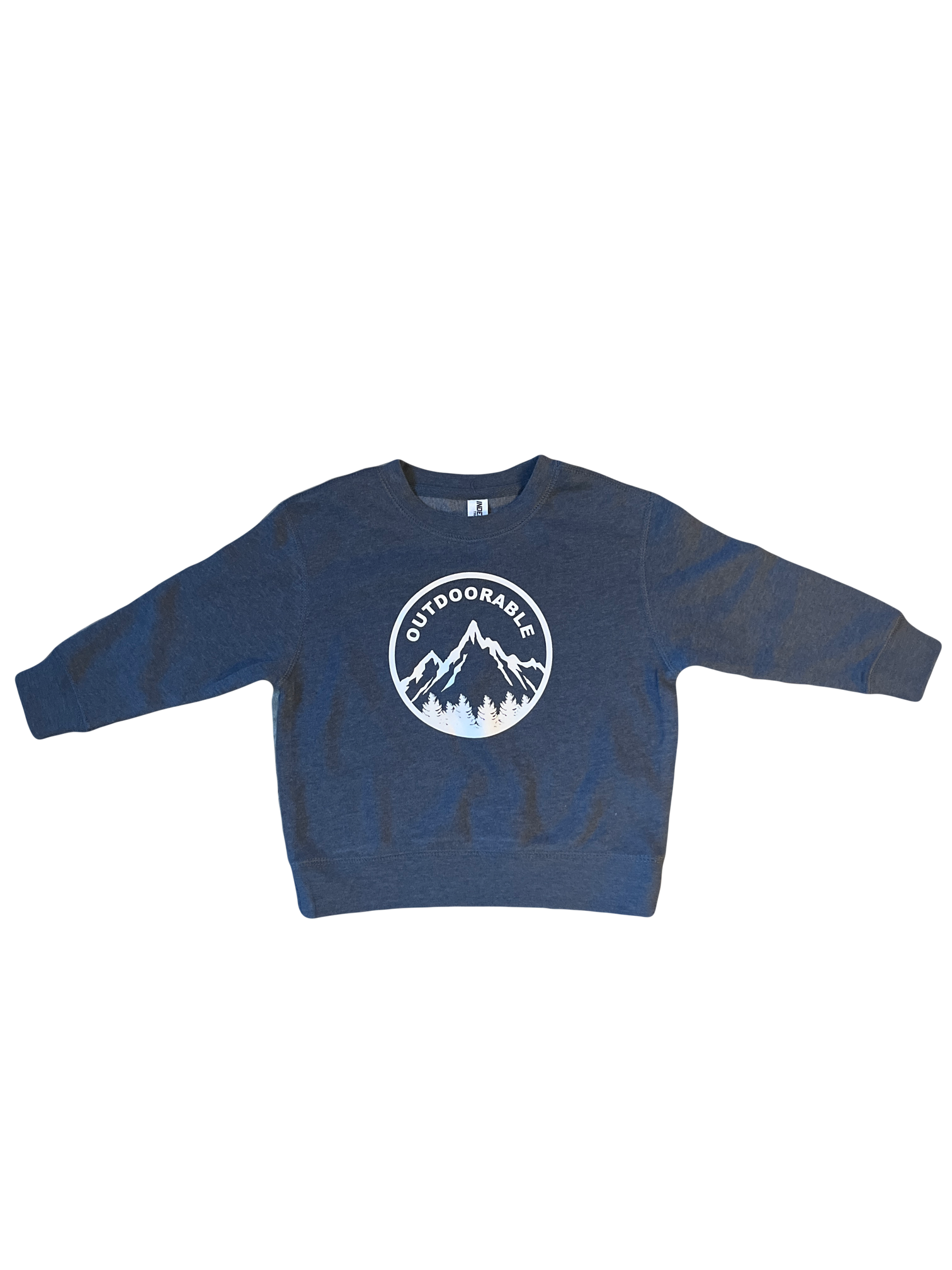 Toddler Outdoorable Slate Blue Crewneck Sweatshirt