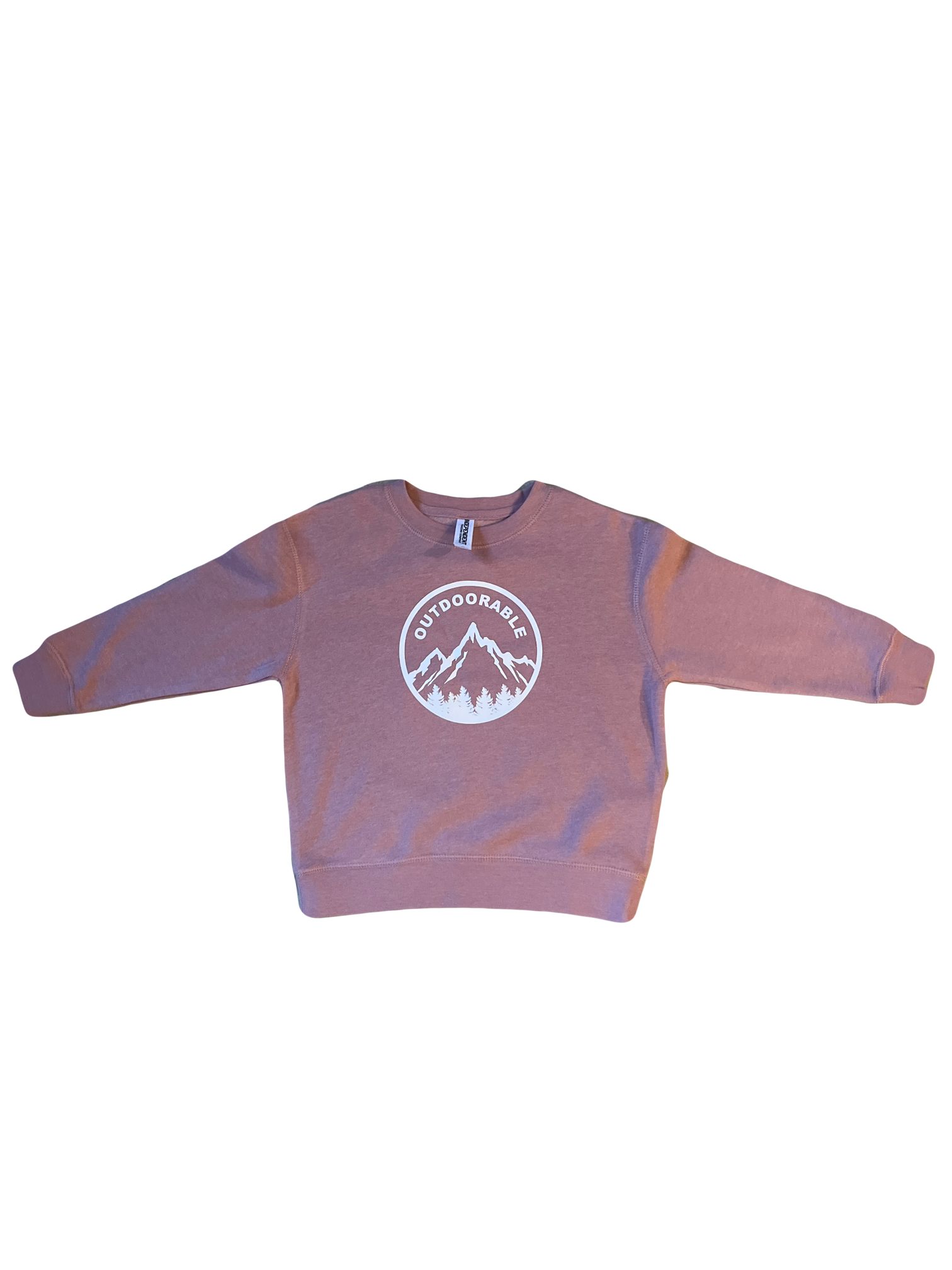 Youth Outdoorable Mauve Crewneck Sweatshirt