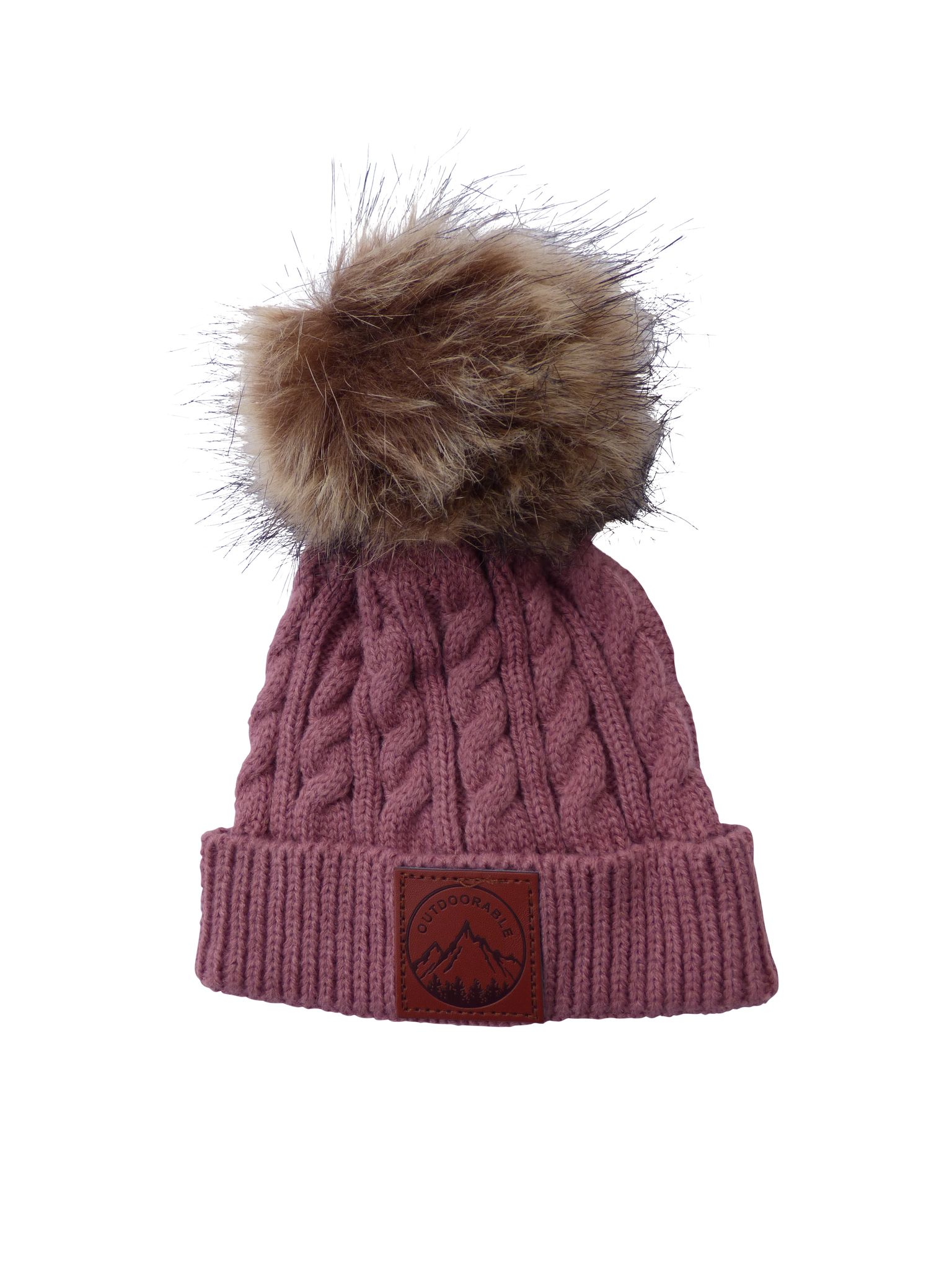 Infant Mauve Pom Pom Beanie